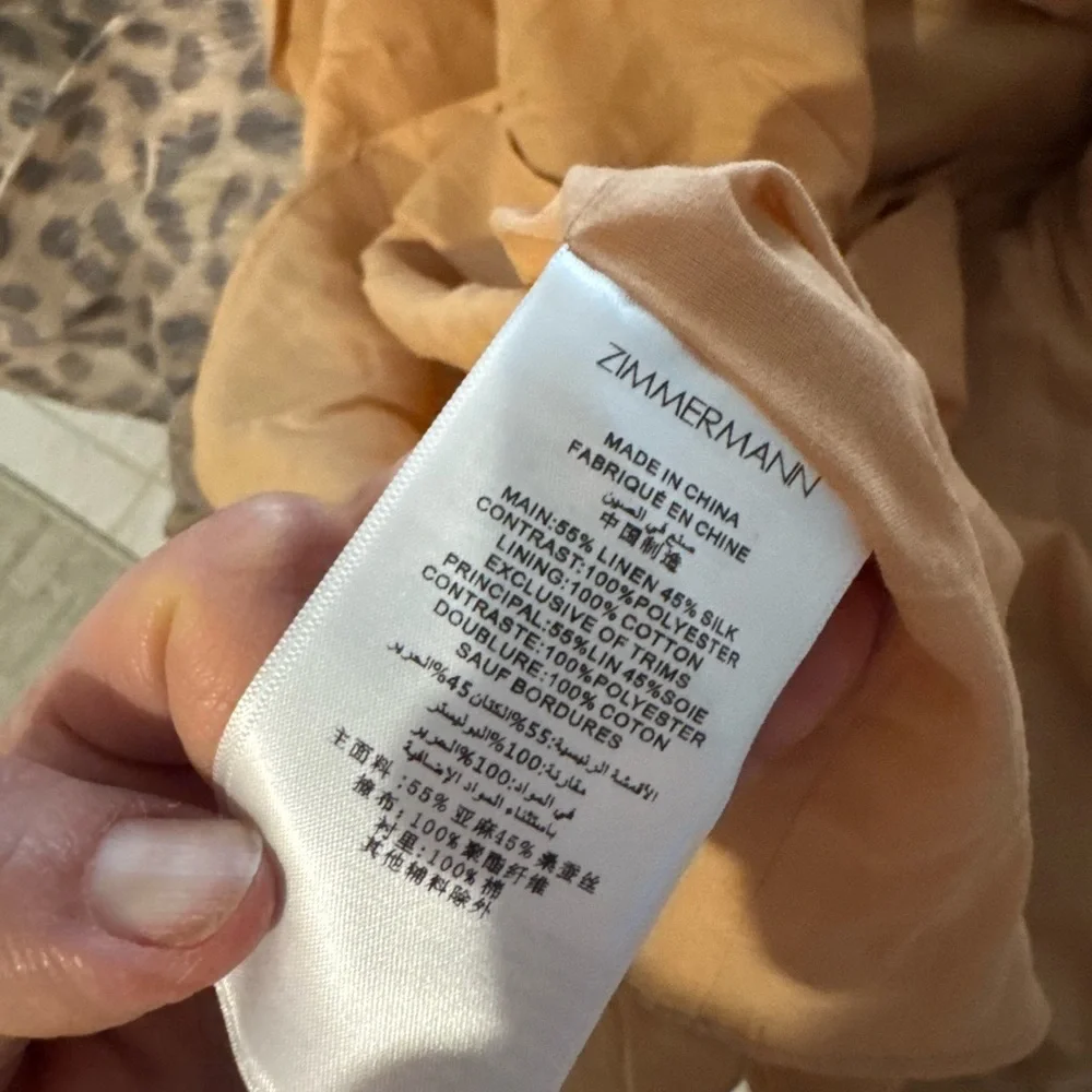 Zimmermann Strapless Leopard Print Dress - Picture 9 of 10